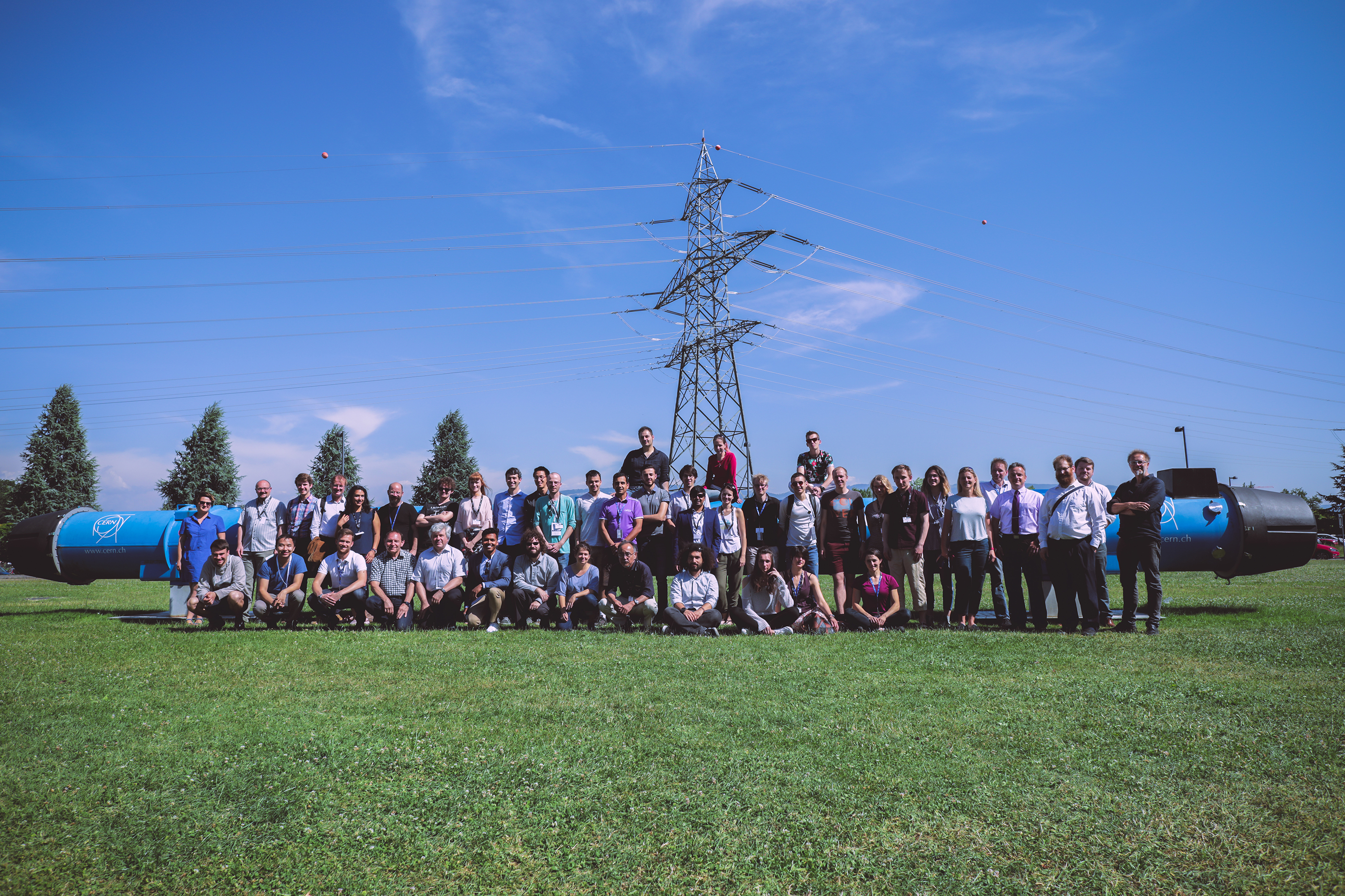AVA Fellows and other participants at an AVA Schools at CERN (Image: Indrajeet Prasad)